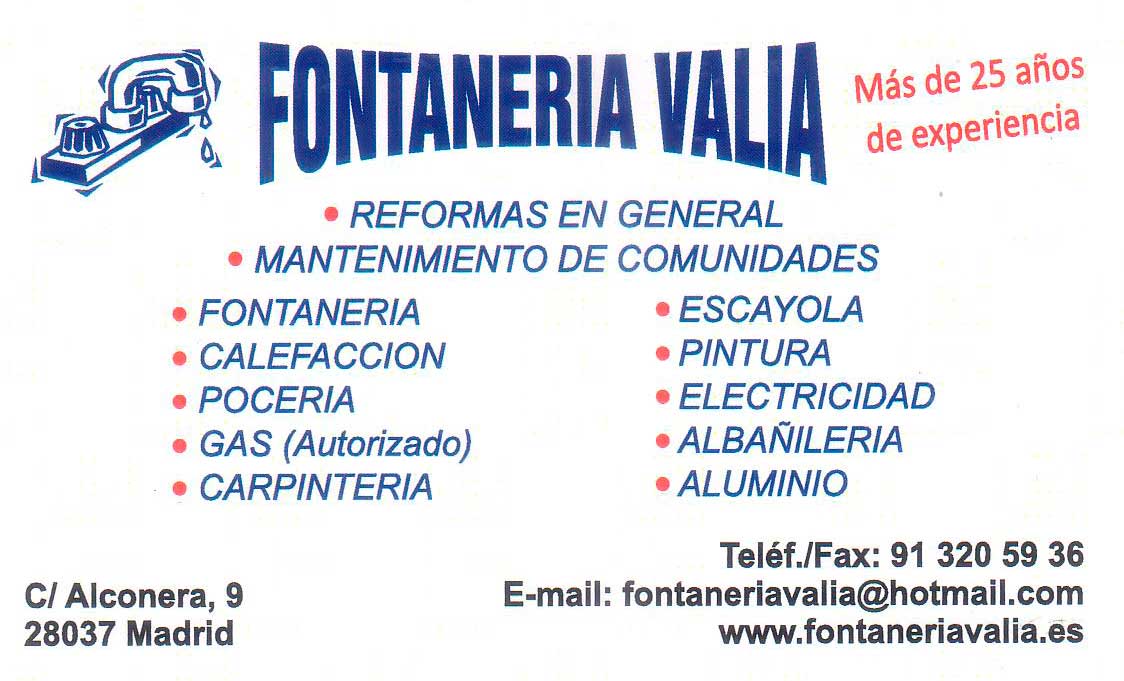 FONTANERIA SAN BLAS