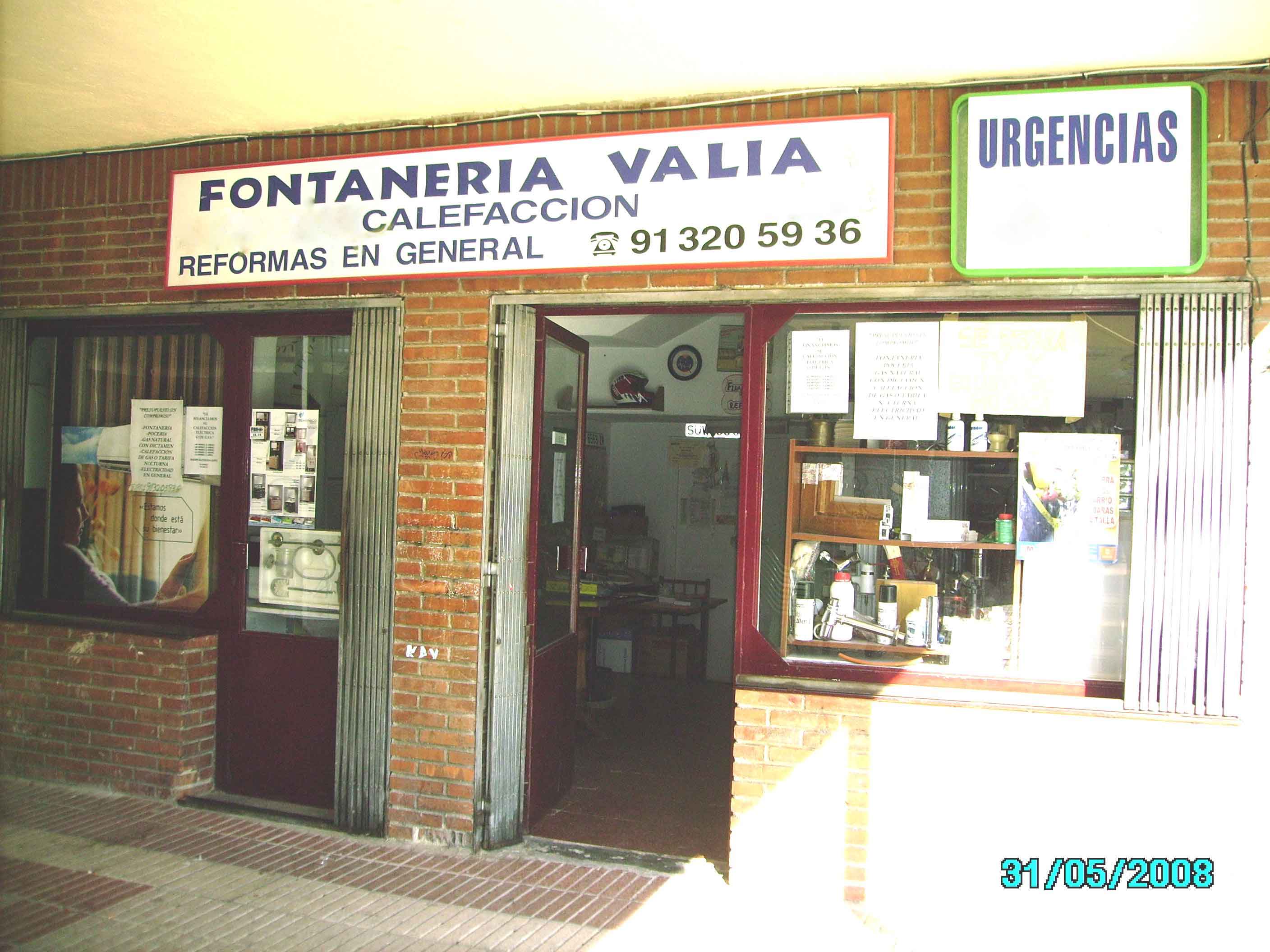 TIENDA DE FONTNAERIA VALIA SAN BLAS MADRID